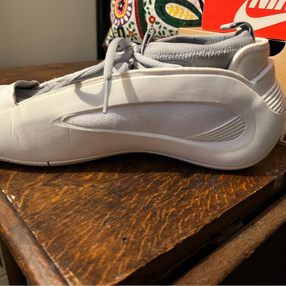 Adidas White Sneakers with Streamlined Design